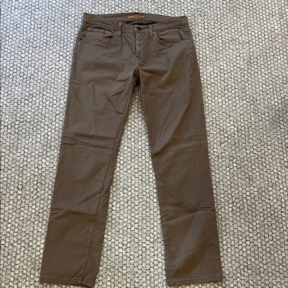 Joe’s Jeans Men’s Khakis 5 Pocket Jean Dark Tan Size 31 Slim Fit